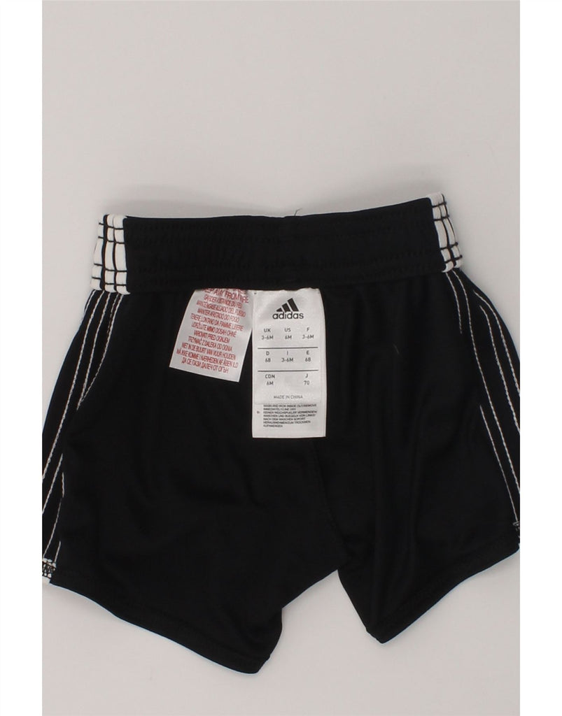 ADIDAS Baby Boys Sport Shorts 3-6 Months Black Polyester | Vintage Adidas | Thrift | Second-Hand Adidas | Used Clothing | Messina Hembry 