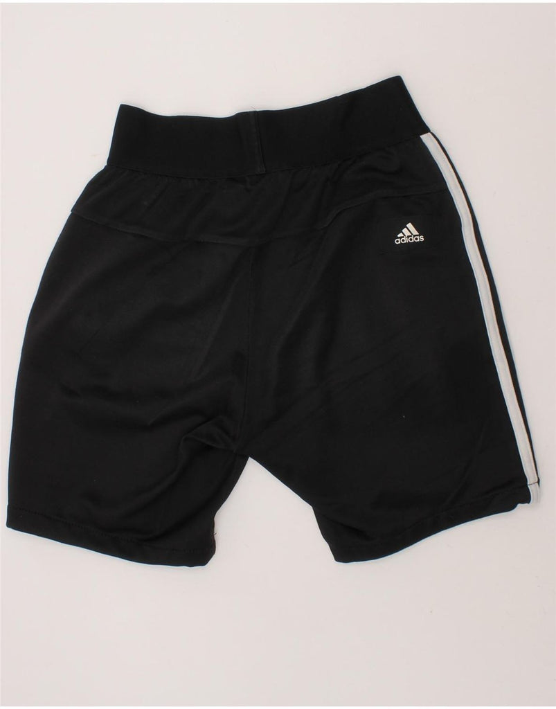 ADIDAS Womens Sport Shorts UK 0/2 2XS  Black Polyester Vintage Adidas and Second-Hand Adidas from Messina Hembry 