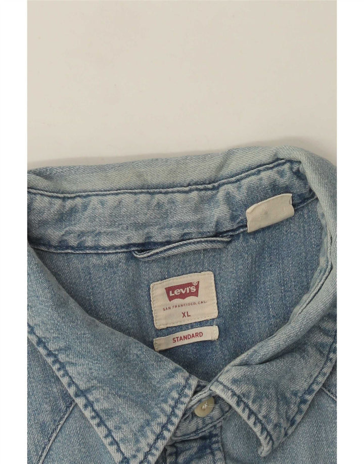 Levi's Mens Standard Fit Denim Shirt XL Blue