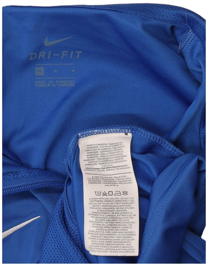 Nike Womens Graphic Tracksuit Top Jacket Medium Blue Polyester Sports