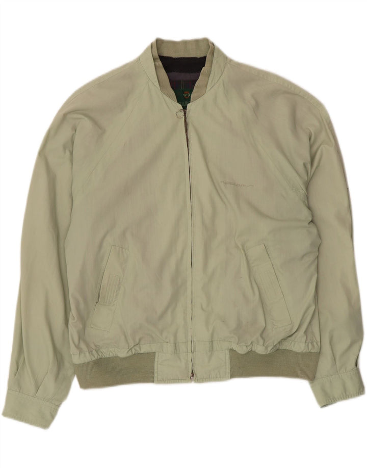 VINTAGE Mens Bomber Jacket UK 40 Large Green Vintage Vintage and Second-Hand Vintage from Messina Hembry 