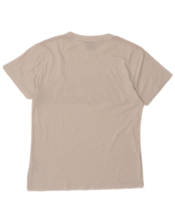 Quiksilver Mens Graphic T-Shirt Top Small White Cotton