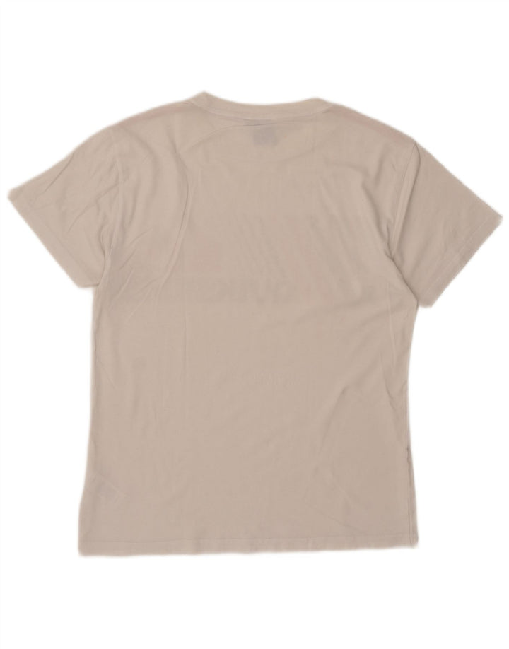 Quiksilver Mens Graphic T-Shirt Top Small White Cotton