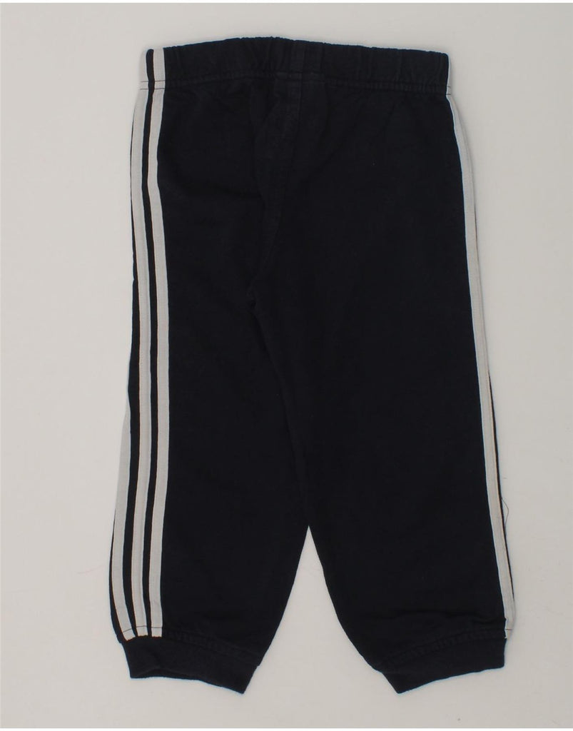 ADIDAS Baby Boys Joggers Tracksuit Trousers 18-24 Months Black Cotton | Vintage Adidas | Thrift | Second-Hand Adidas | Used Clothing | Messina Hembry 