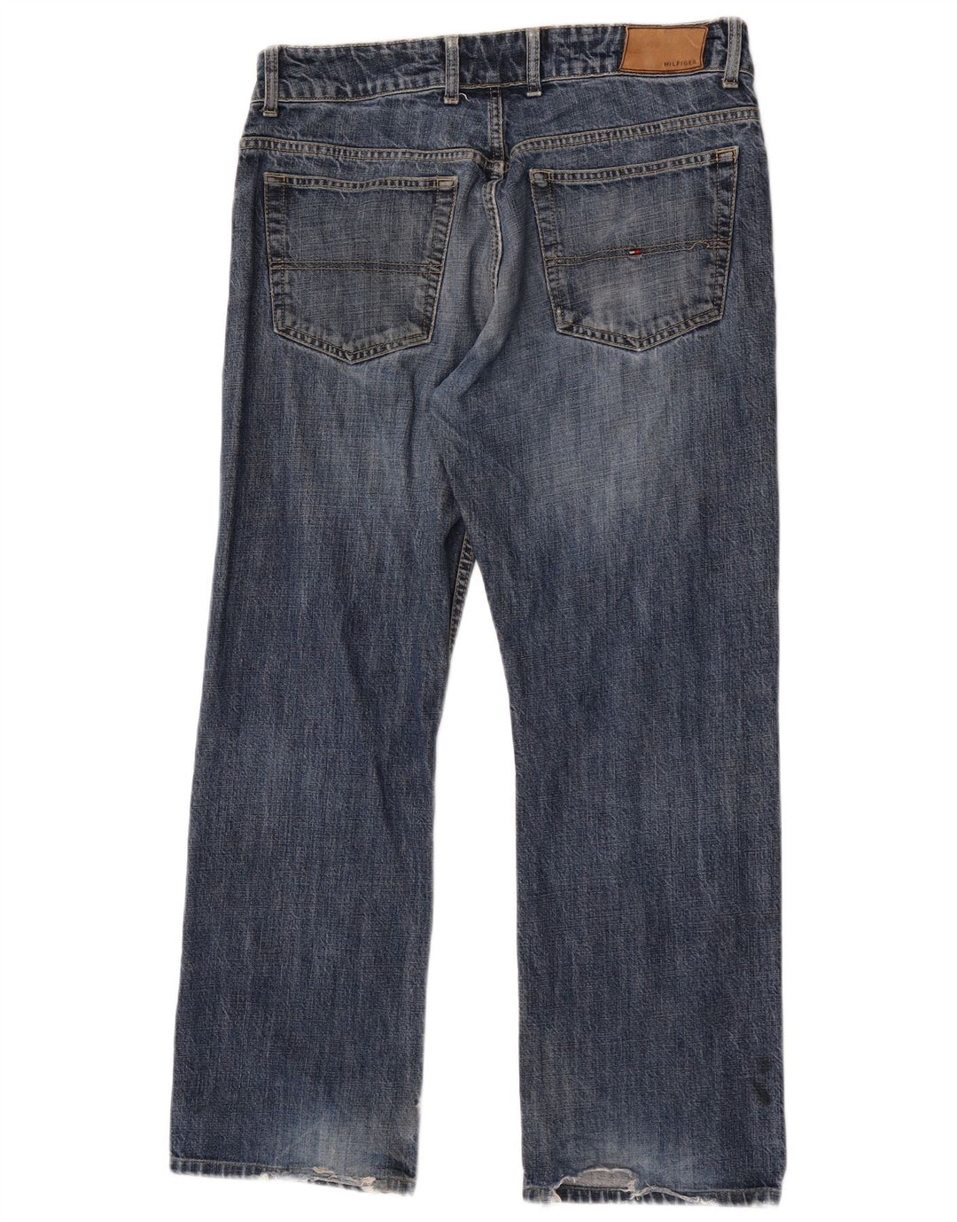 Tommy Hilfiger Mens Straight Jeans W34 L29 Blue Cotton