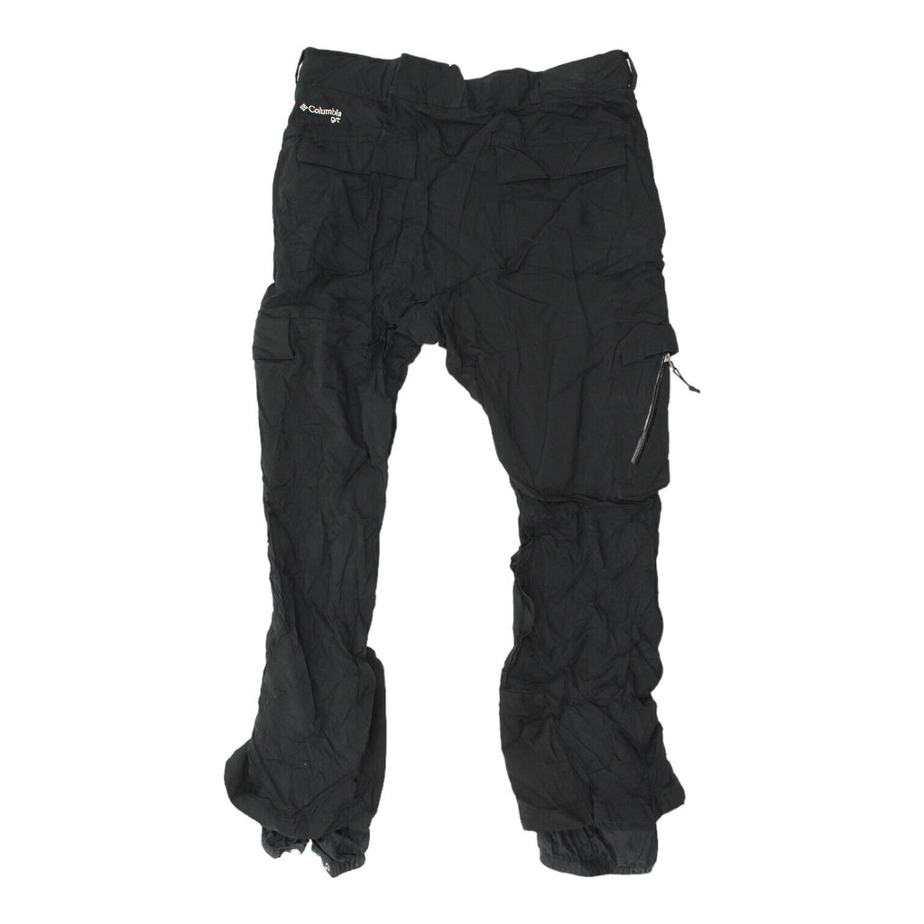 Columbia Sportswear Mens Black Nylon Ski Trousers | Vintage Designer Snowpants | Vintage Messina Hembry | Thrift | Second-Hand Messina Hembry | Used Clothing | Messina Hembry 