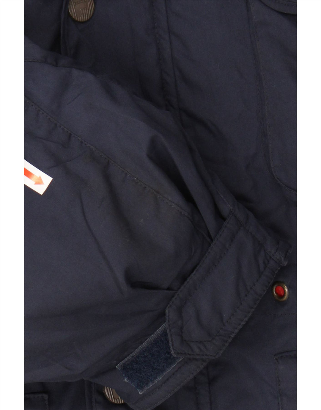 FILA Mens Windbreaker Jacket UK 44 2XL Navy Blue Polyester Vintage Fila and Second-Hand Fila from Messina Hembry 