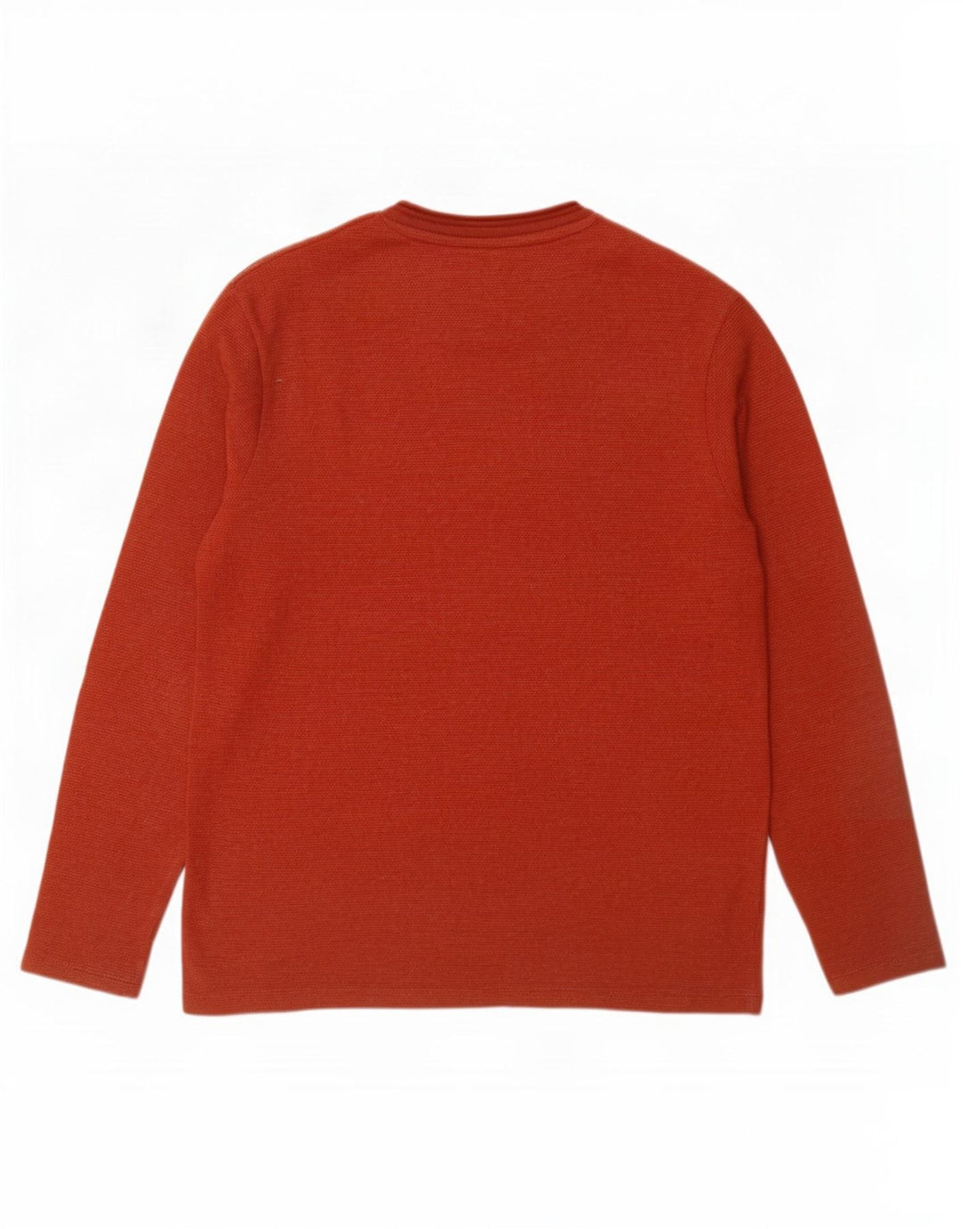 Zara Mens Crew Neck Jumper Sweater Medium Red Cotton