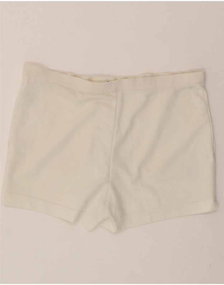 FILA Mens Chino Shorts IT 52 XL W38 White Polyester Vintage Fila and Second-Hand Fila from Messina Hembry 