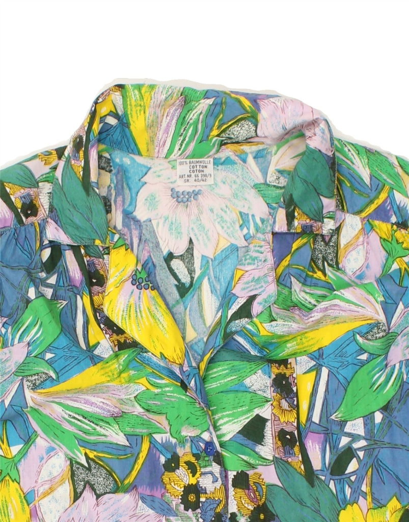 VINTAGE Womens Hawaiian Short Sleeve Shirt EU 40/42 Medium Multicoloured | Vintage Vintage | Thrift | Second-Hand Vintage | Used Clothing | Messina Hembry 