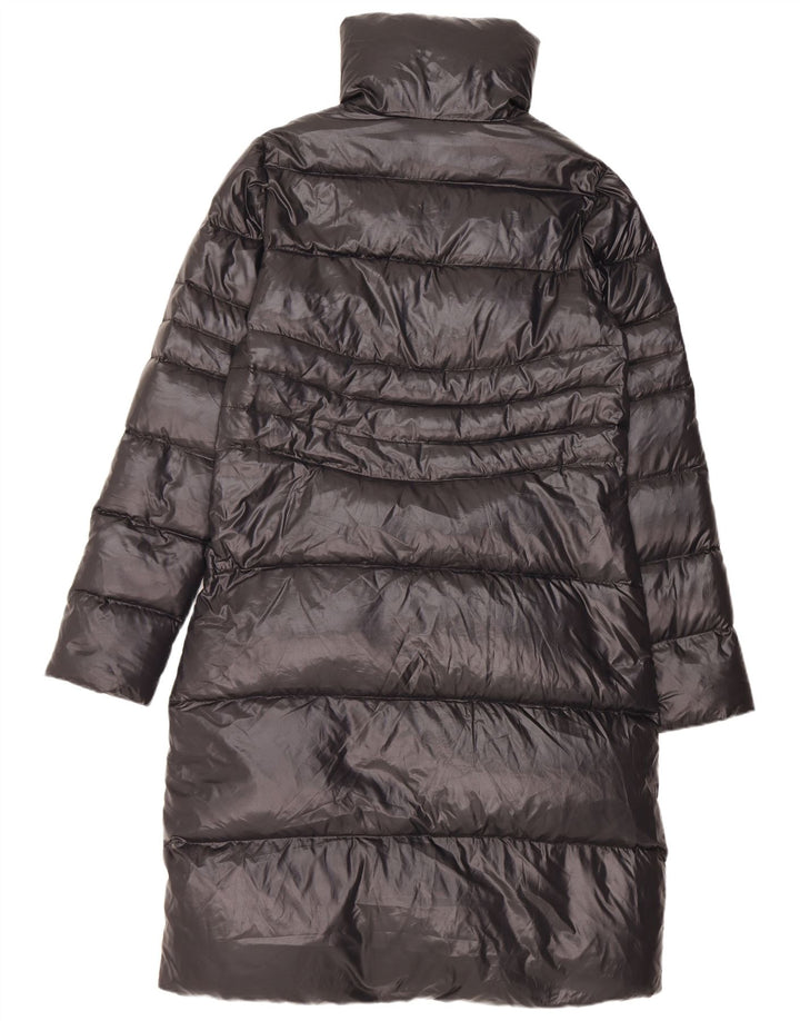 Asics Womens Padded Coat UK 14 Medium Black Nylon