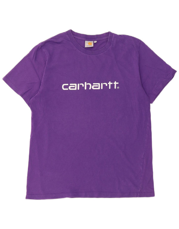 Carhartt Mens Graphic T-Shirt Top Large Purple