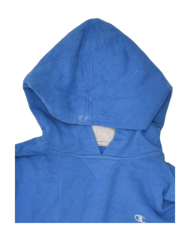 CHAMPION Boys Hoodie Jumper 12-13 Years Large Blue Cotton | Vintage Champion | Thrift | Second-Hand Champion | Used Clothing | Messina Hembry 