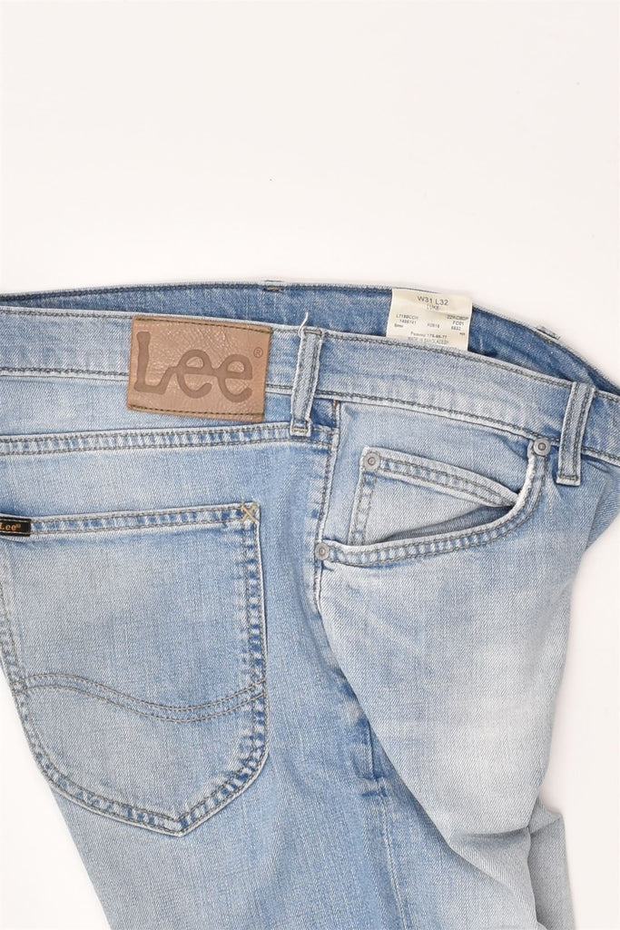 LEE Mens Luke Slim Jeans W31 L32  Blue Cotton | Vintage Lee | Thrift | Second-Hand Lee | Used Clothing | Messina Hembry 