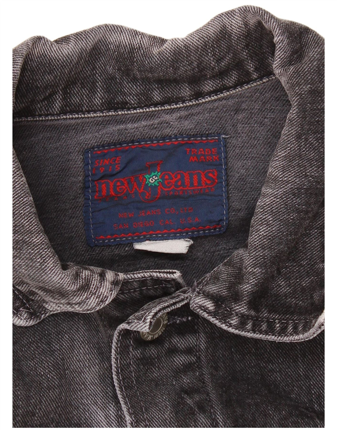 New Jeans Womens Denim Jacket UK 18 XL Black