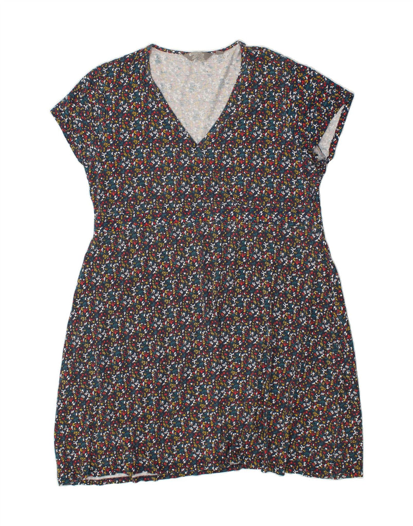 MOUNTAIN WAREHOUSE Womens Basic Dress UK 24 4XL Multicoloured Floral | Vintage Mountain Warehouse | Thrift | Second-Hand Mountain Warehouse | Used Clothing | Messina Hembry 