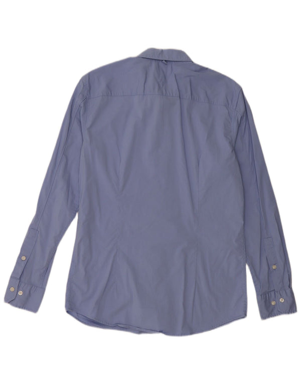 TOMMY HILFIGER Mens Slim Fit Shirt Large Blue