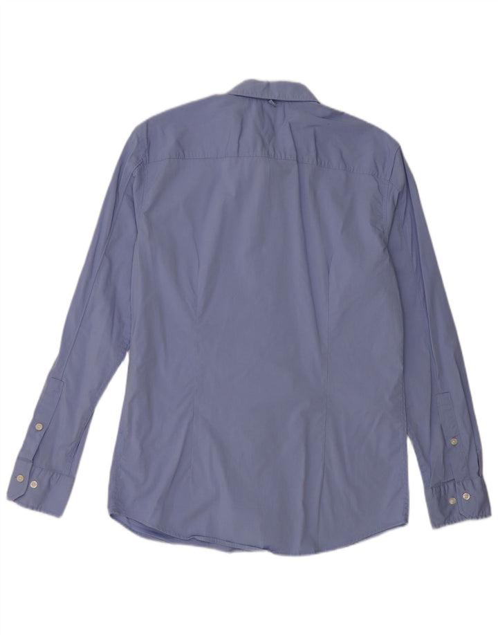 TOMMY HILFIGER Mens Slim Fit Shirt Large Blue