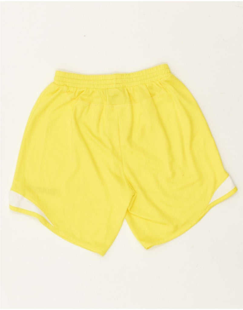 DIADORA Womens Sport Shorts UK 6 Small Yellow Polyester | Vintage Diadora | Thrift | Second-Hand Diadora | Used Clothing | Messina Hembry 