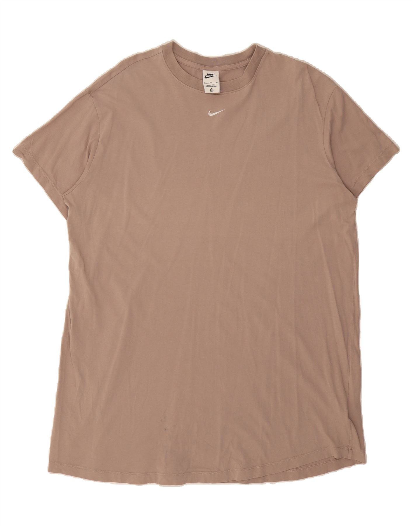 NIKE Mens Big Tall T-Shirt Top XL Grey Cotton Vintage Second