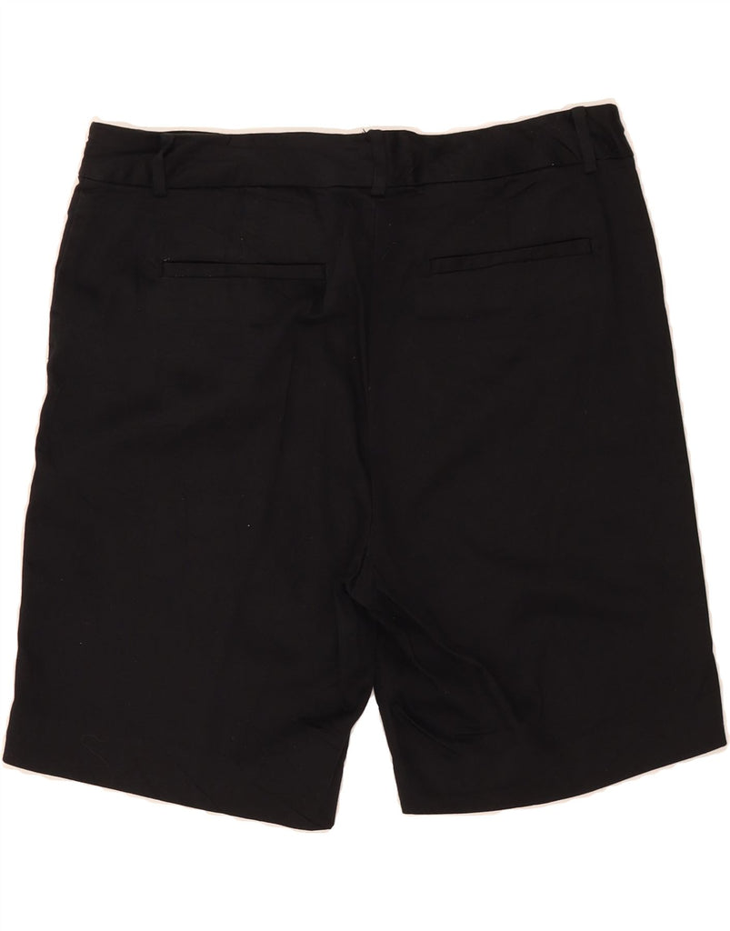 RALPH LAUREN Womens Chino Shorts US 12 Large W34  Black Cotton Vintage Ralph Lauren and Second-Hand Ralph Lauren from Messina Hembry 