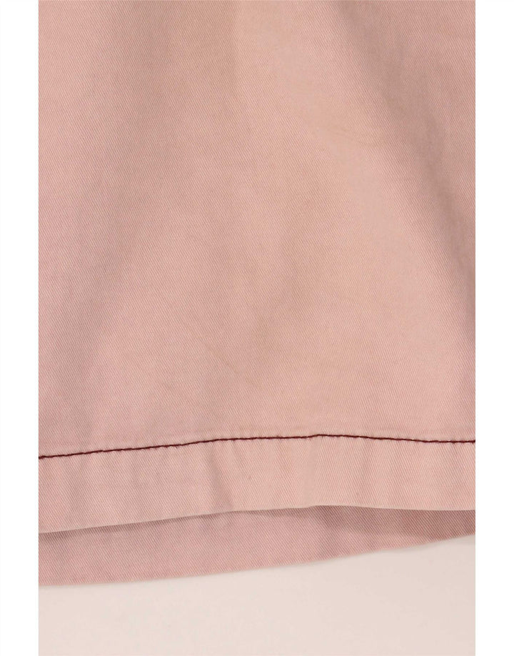 Pierre Cardin Mens Chino Shorts Medium W32 Brown Colourblock Cotton