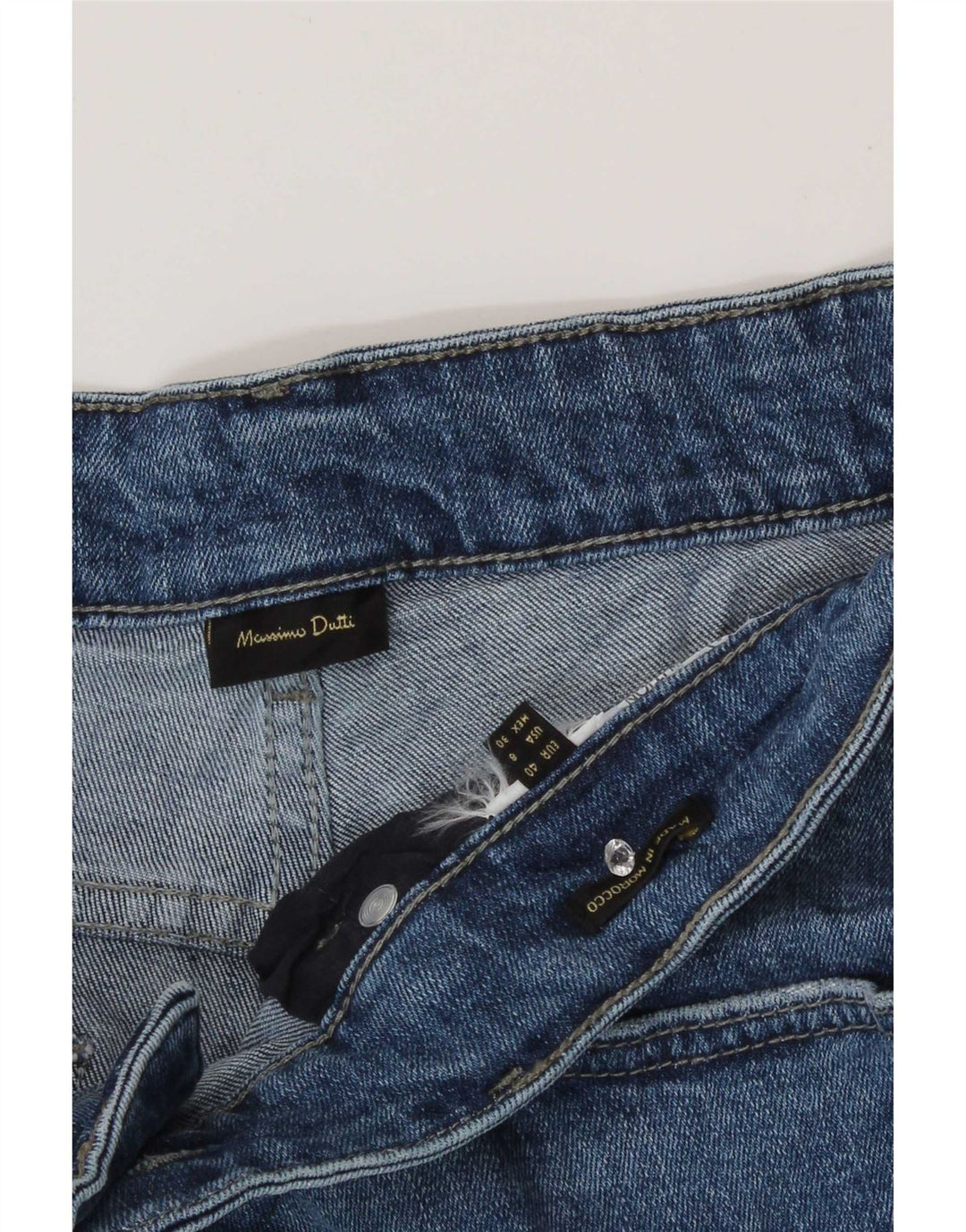 Massimo Dutti Womens Slim Jeans EU 40 Medium W30 L28 Blue