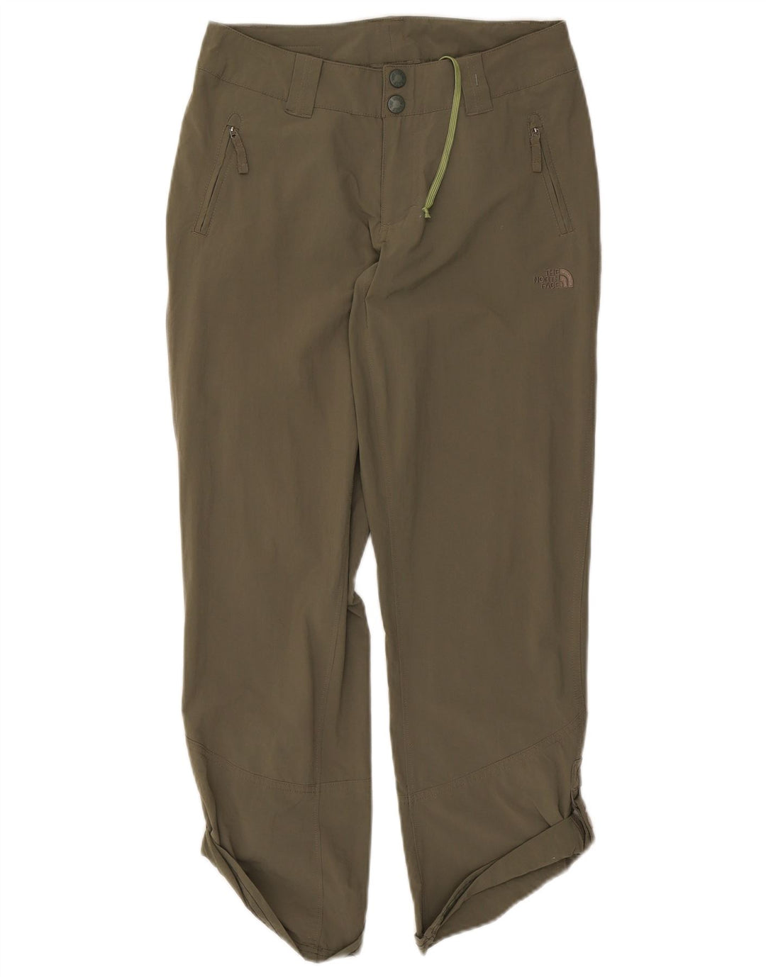The North Face Womens Straight Chino Trousers US 6 Medium W28 L28 Khaki