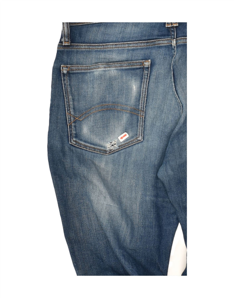 TOMMY HILFIGER Mens Straight Jeans W33 L34 Blue Cotton | Vintage Tommy Hilfiger | Thrift | Second-Hand Tommy Hilfiger | Used Clothing | Messina Hembry 