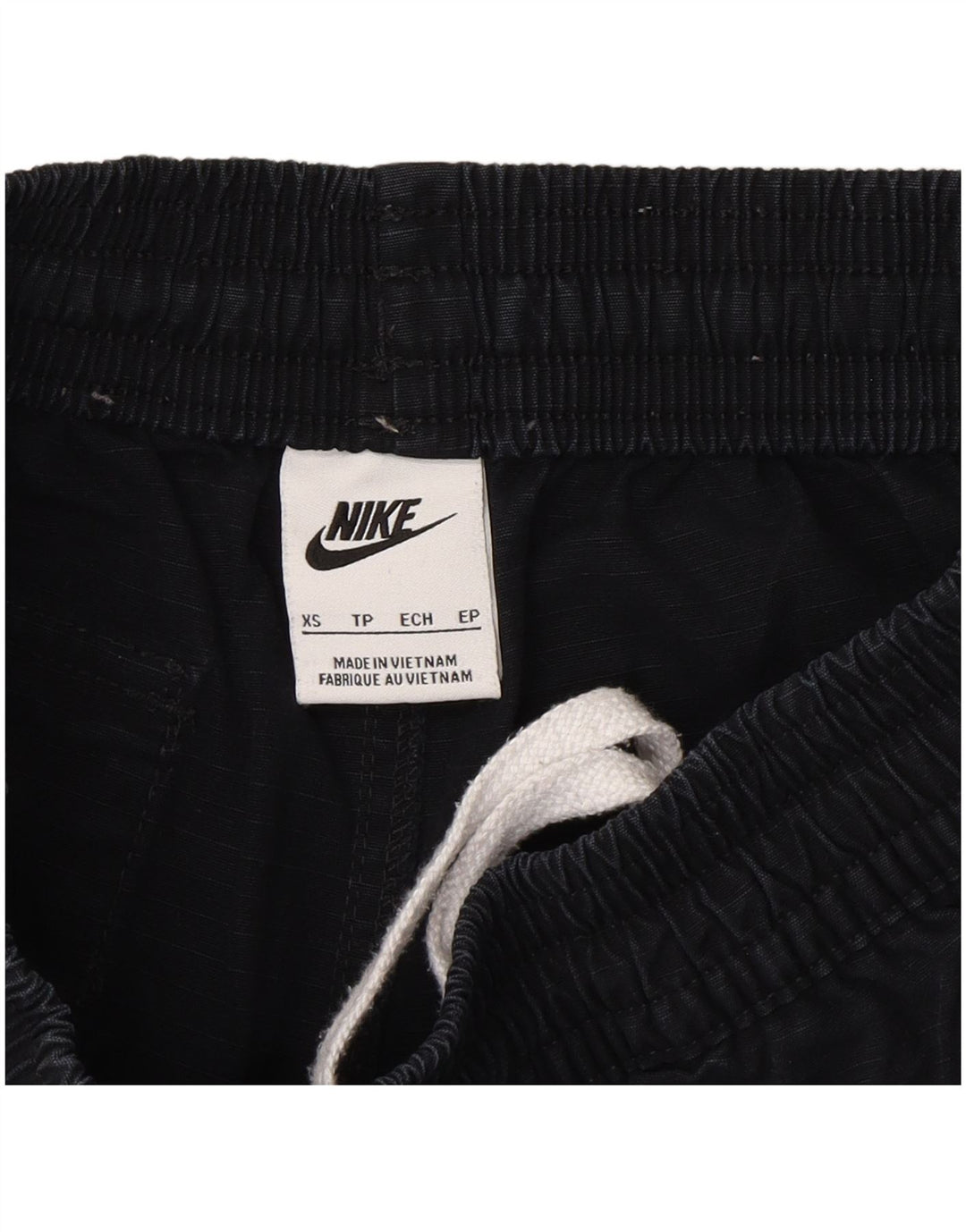 NIKE Womens Straight Cargo Trousers UK 4 XS  Black Cotton