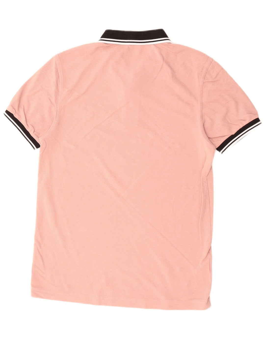 Fred Perry Mens Rugby Polo Shirt Medium Pink Cotton