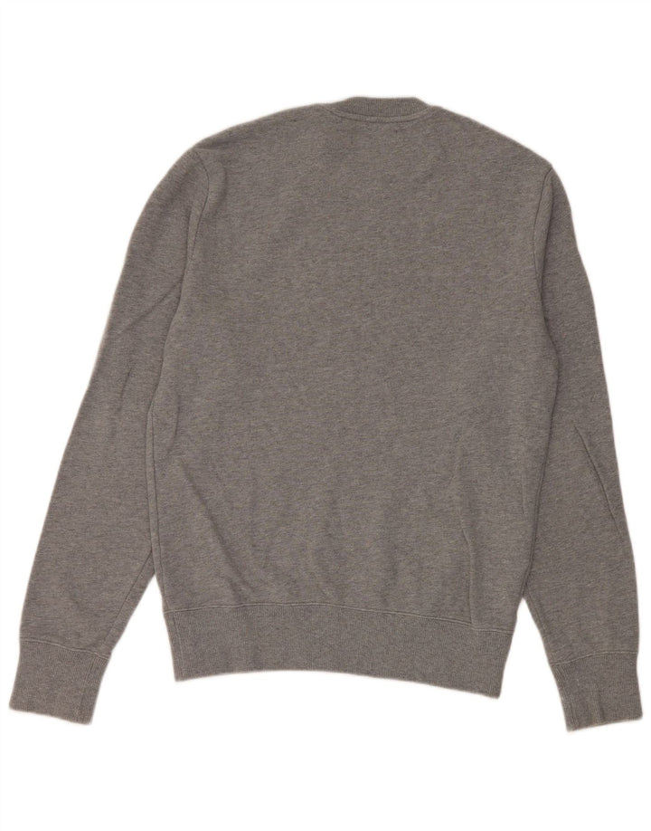 Fred Perry Mens Sweatshirt Jumper Small Grey Cotton