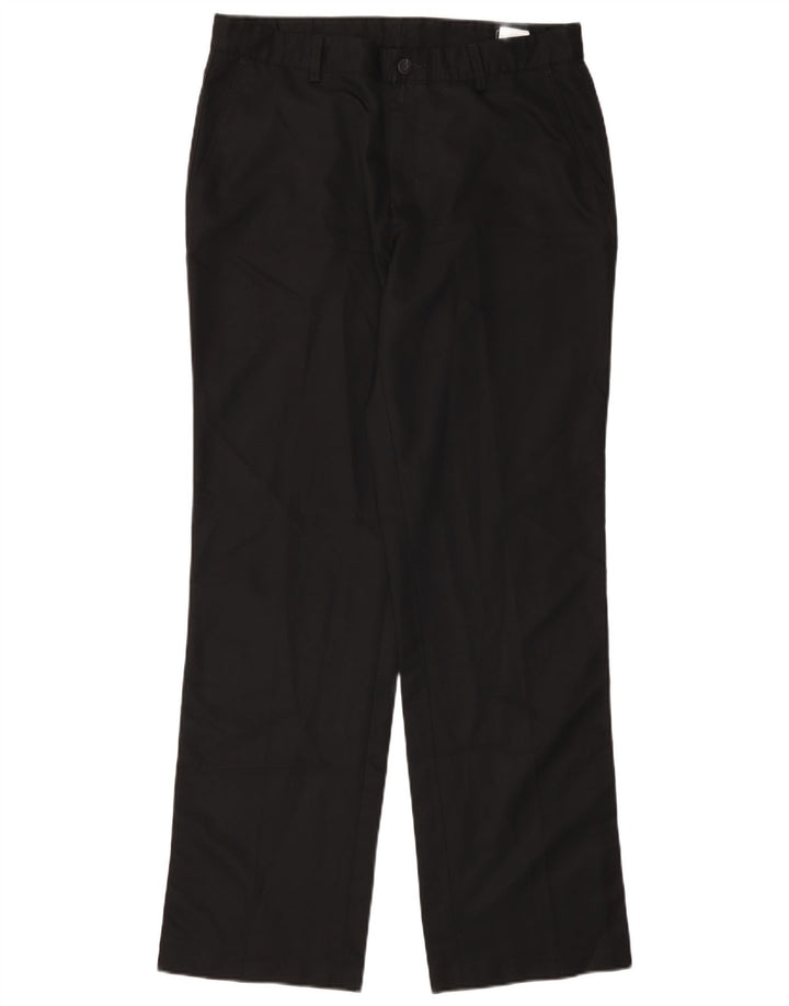 ADIDAS Mens Climalite Straight Chino Trousers W34 L34  Black Polyester