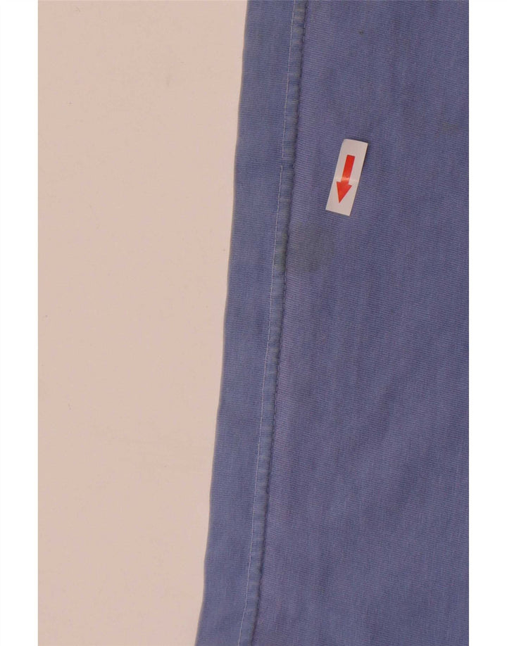 Oliver Brown Mens Long Sleeve Polo Shirt Medium Blue