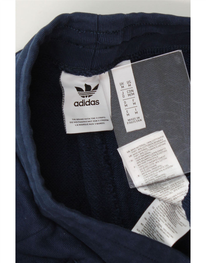 ADIDAS Mens Tracksuit Trousers Joggers Medium Navy Blue Cotton Vintage Adidas and Second-Hand Adidas from Messina Hembry 