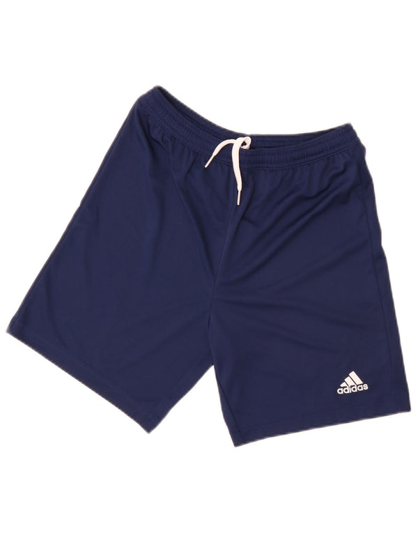 Adidas Boys Aeroready Sport Shorts 13-14 Years Navy Blue Polyester