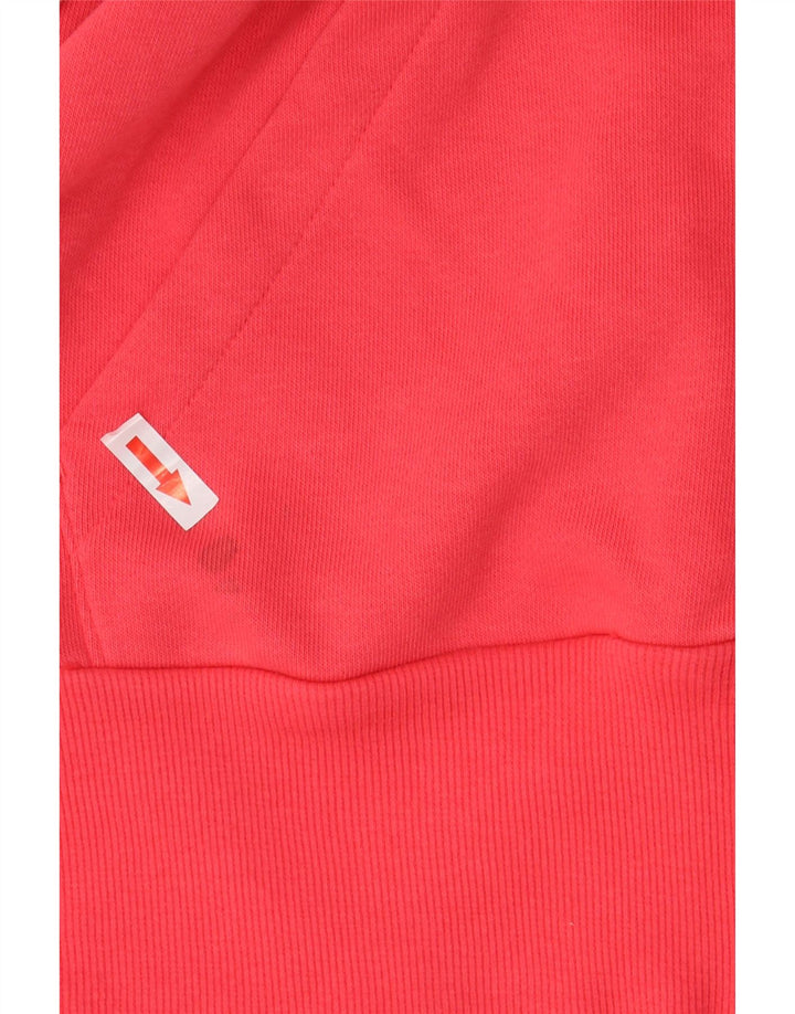 Adidas Womens Climalite Tracksuit Top Jacket UK 12/14 Medium Pink