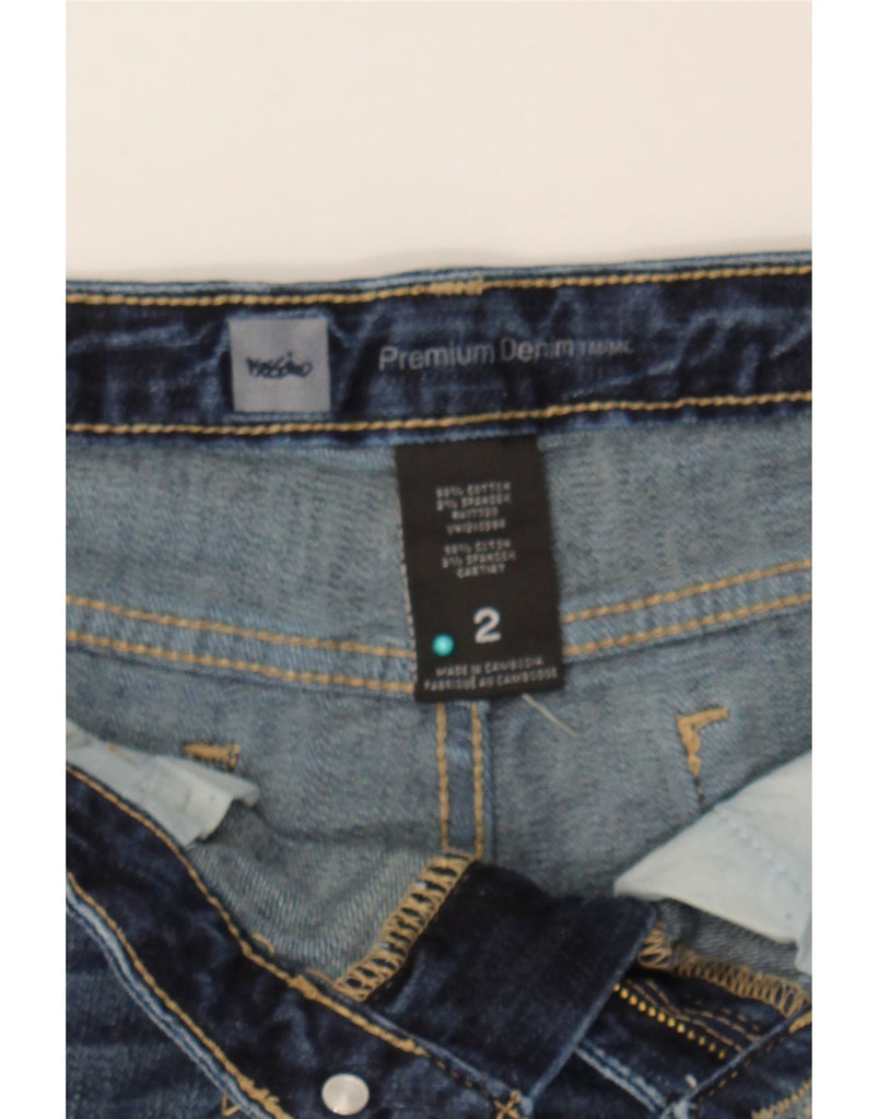 MOSSIMO Womens Denim Shorts US 2 2XS W28 Navy Blue Cotton Vintage Mossimo and Second-Hand Mossimo from Messina Hembry 