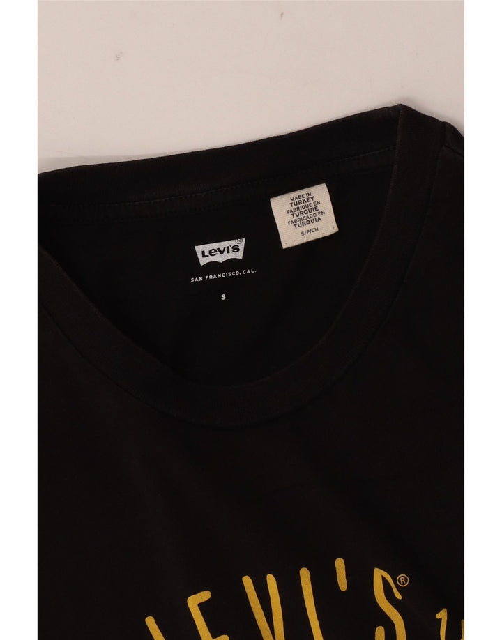 Levi's Mens San Francisco Graphic T-Shirt Top Small Black