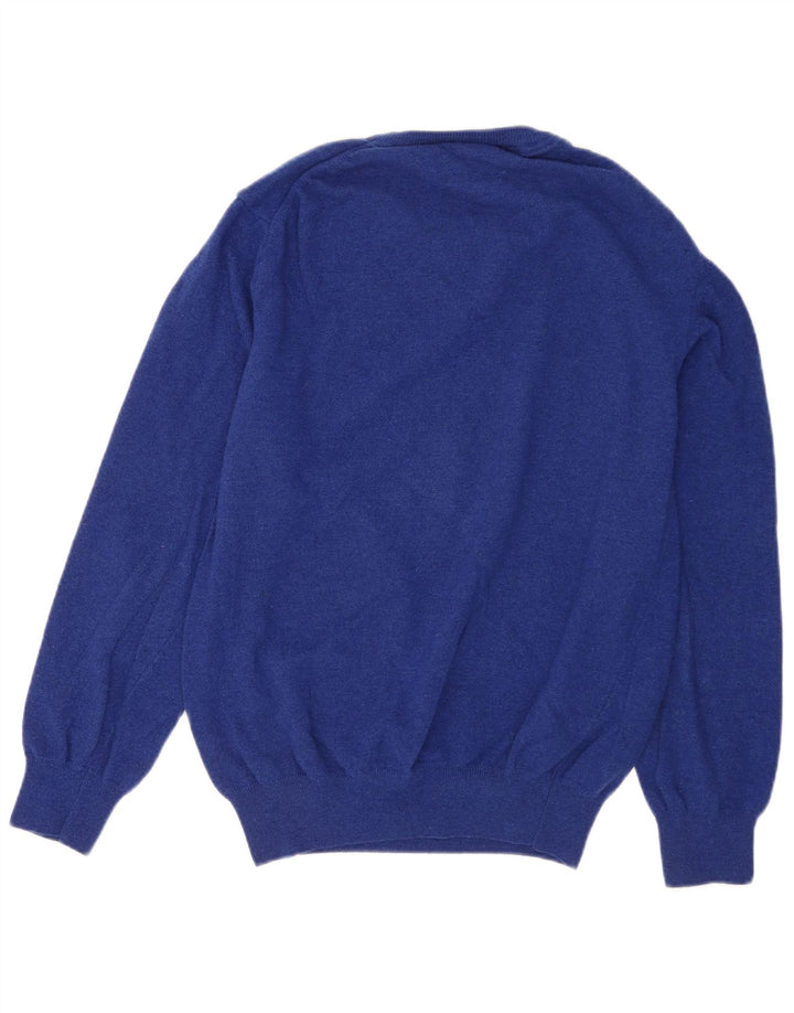 North Sails Mens Crew Neck Jumper Sweater 2XL Blue Wool