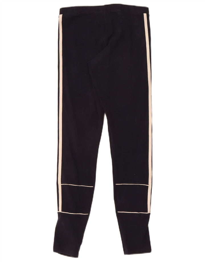 Adidas Womens Leggings UK 8 Small Navy Blue Cotton