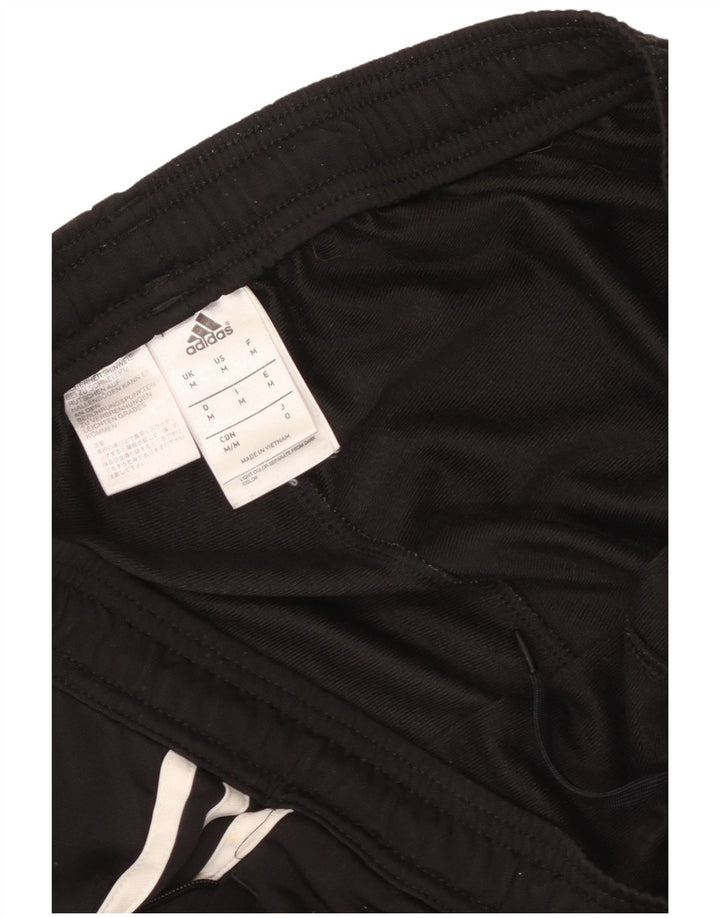 Adidas Mens Tracksuit Trousers Joggers Medium  Black Polyester