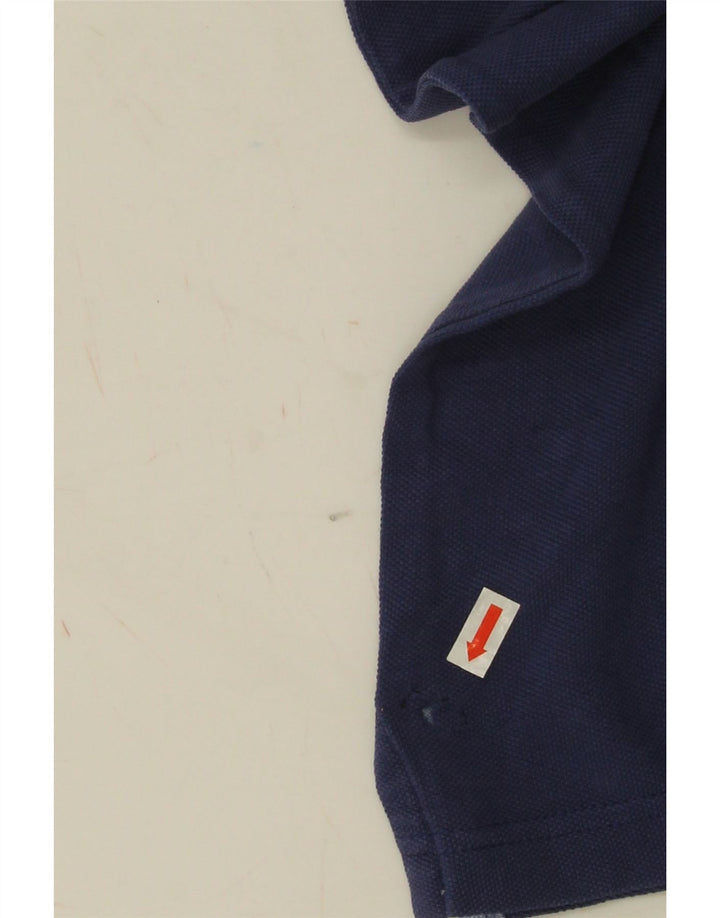 Tommy Hilfiger Mens Custom Fit Polo Shirt Medium Navy Blue Cotton
