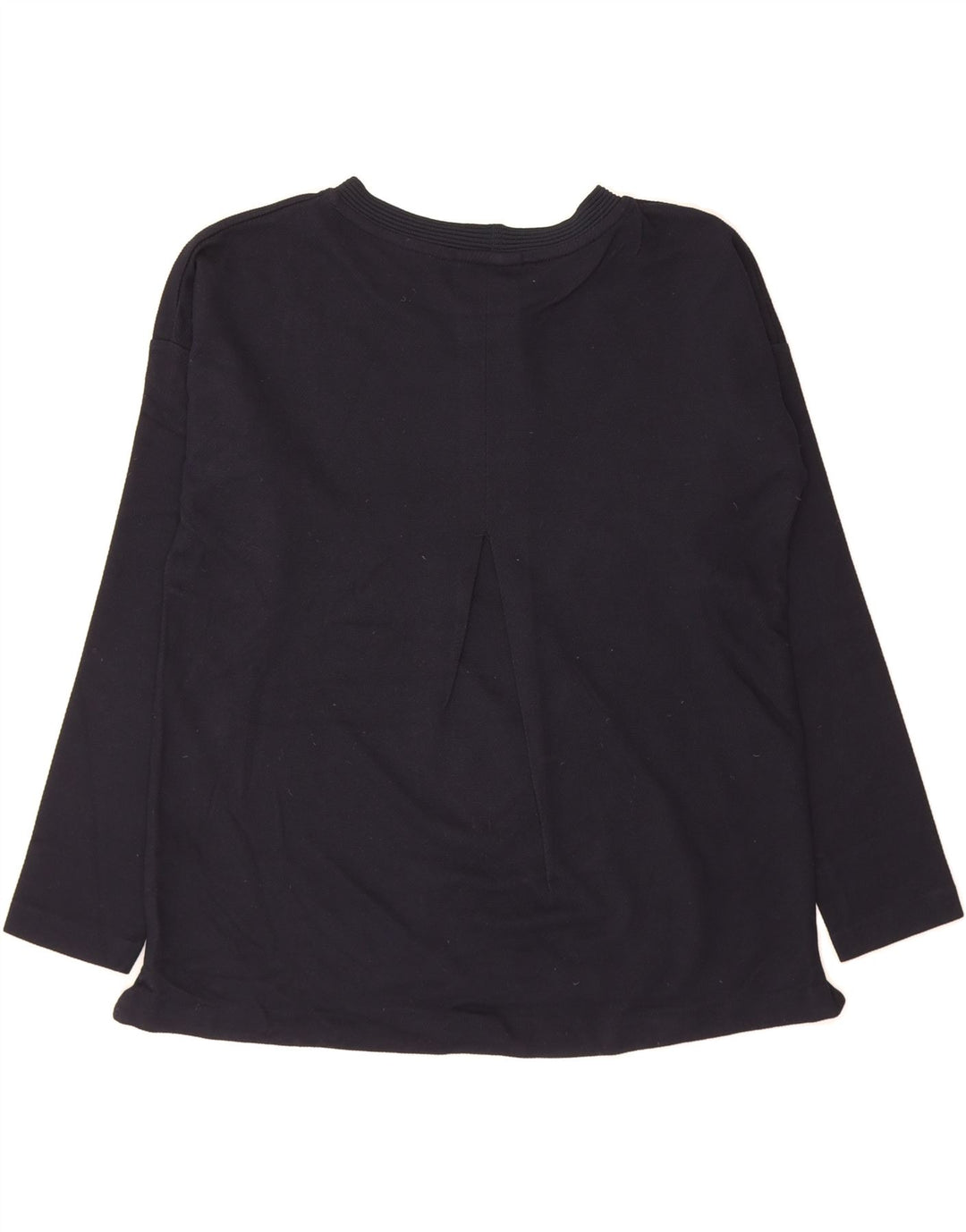 MASSIMO DUTTI Womens Oversized Top Long Sleeve UK 10 Small Navy Blue Vintage Massimo Dutti and Second-Hand Massimo Dutti from Messina Hembry 