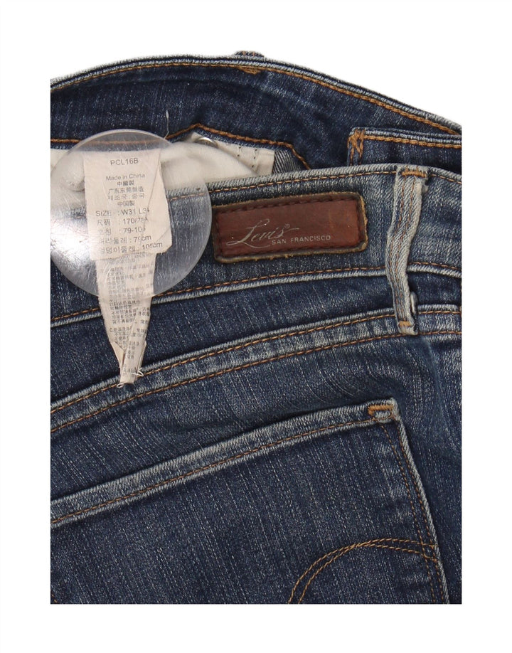 LEVI'S Womens Demi Curve Straight Jeans W31 L30 Blue Vintage Levi's and Second-Hand Levi's from Messina Hembry 