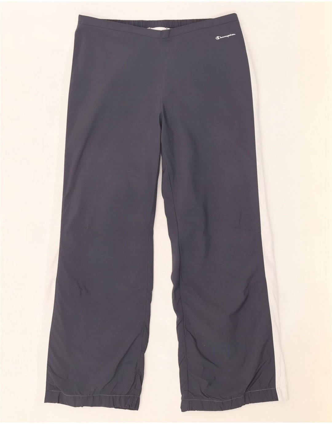 Champion Womens Tracksuit Trousers UK 14 Large Grey Colourblock Polyester