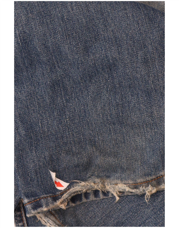 Levi's Mens 507 Bootcut Jeans W32 L32 Blue Cotton