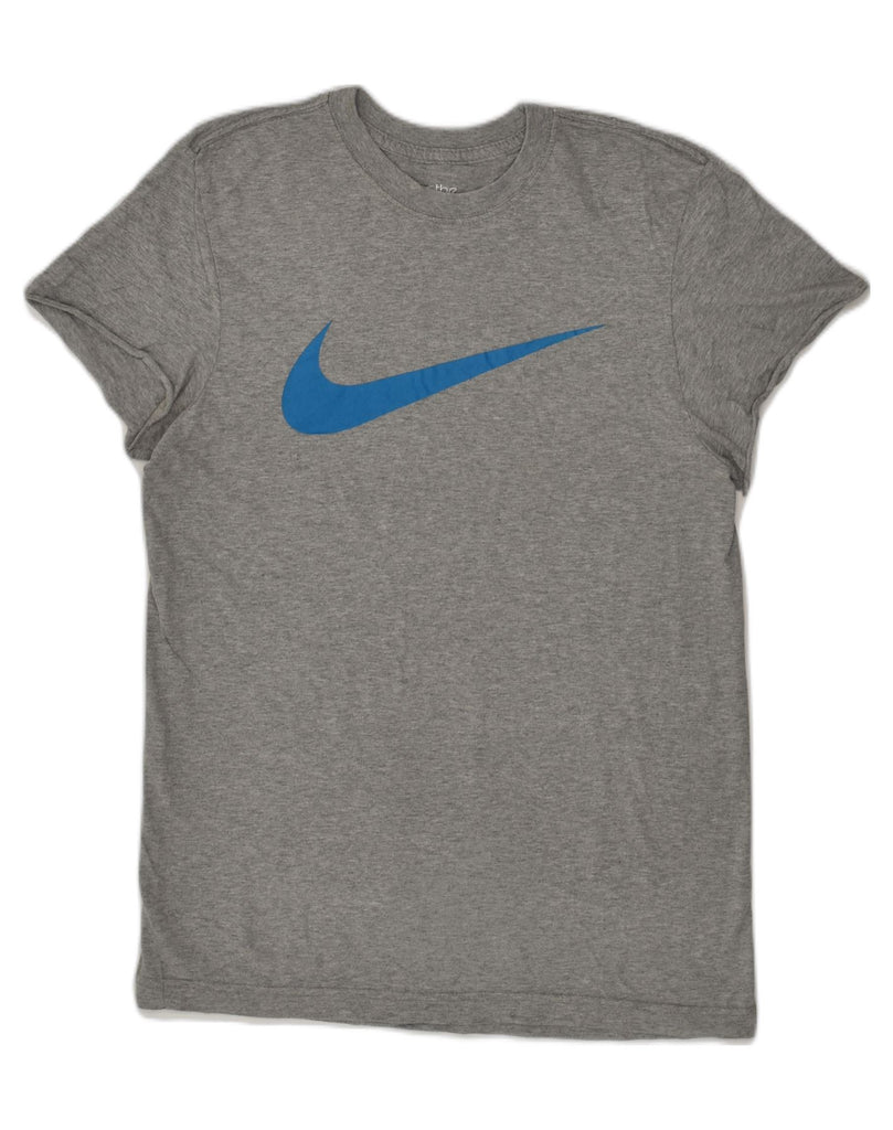 NIKE Mens Standard Fit Graphic T-Shirt Top Small Grey | Vintage Nike | Thrift | Second-Hand Nike | Used Clothing | Messina Hembry 