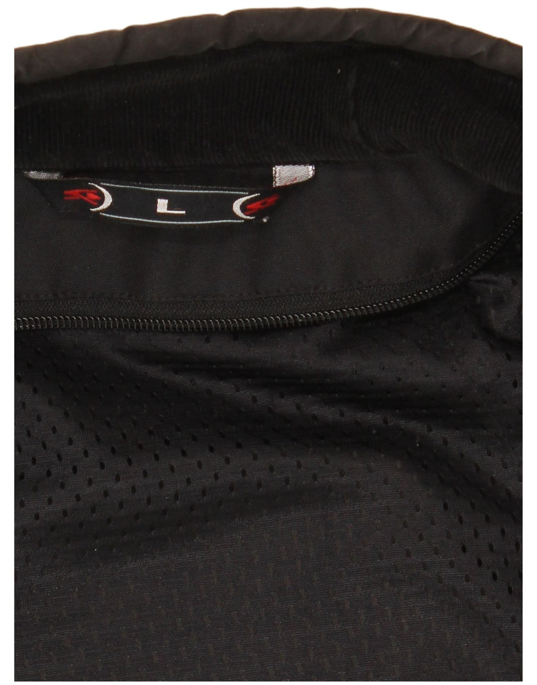 Spyke Mens Graphic Bomber Jacket UK 40 Large Black Colourblock Biker