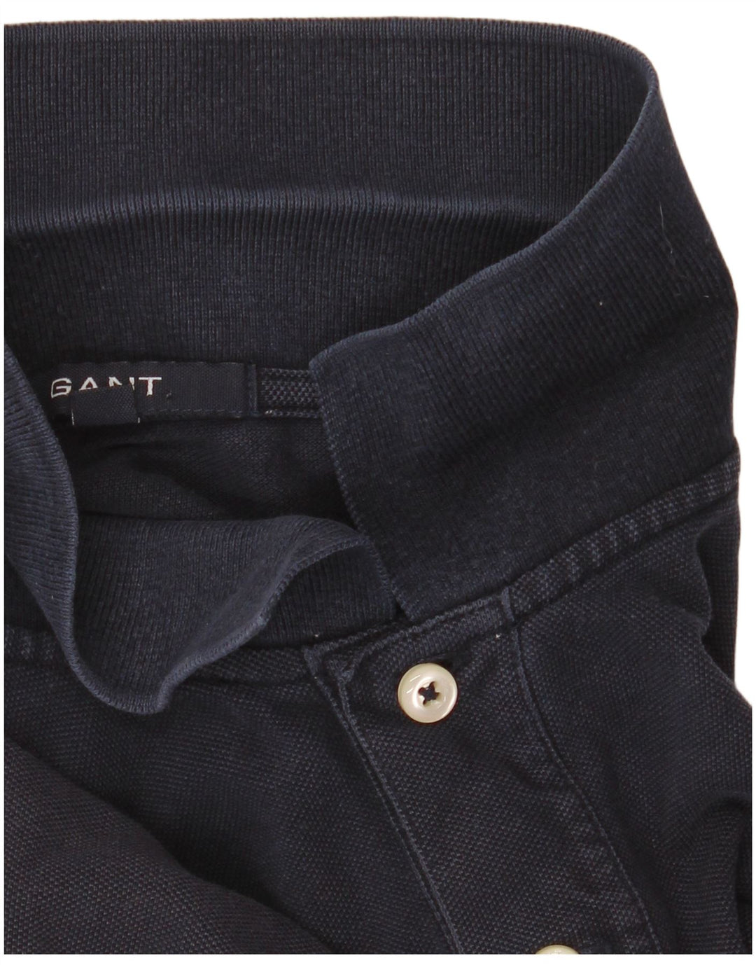 Gant Mens Polo Shirt XL Navy Blue Cotton